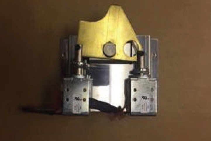 interlock assembly with contact blocks.