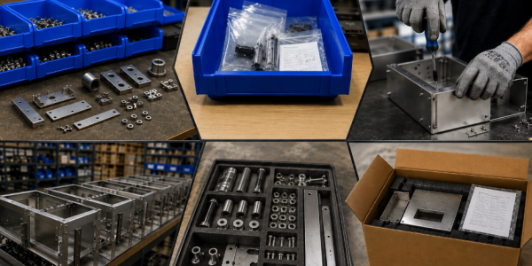Industrial process of kitting